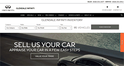 Desktop Screenshot of glendaleinfiniti.com